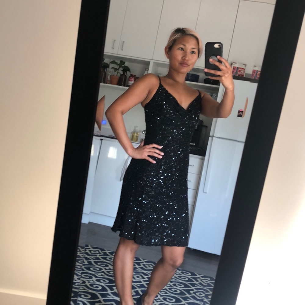 Scala sequined evening dress